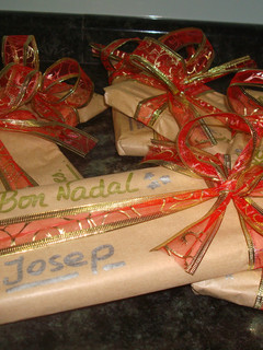 Una foto de Turrón casero de chocolate con frutos secos