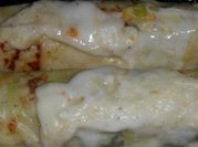Una foto de canelones de espárragos