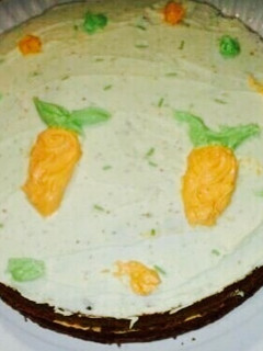 Una foto de Tarta de zanahoria para celiacos