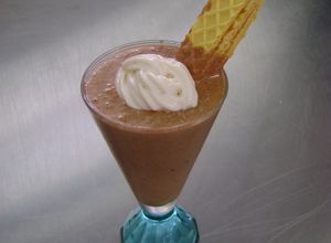 Una foto de Mousse de chocolate y ron