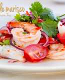 Ensalada de marisco estilo Thai