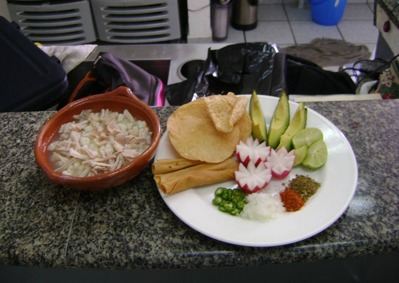 Pozole blanco