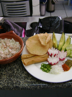 Una foto de Pozole blanco