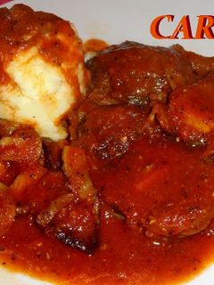 Una foto de Ossobuco en salsa trufado