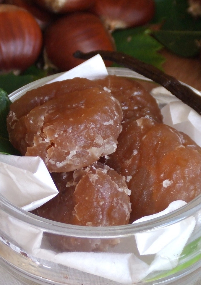 Una foto de Marrón glacé