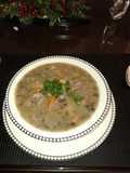 Sopa de guandul con hueso de cerdo