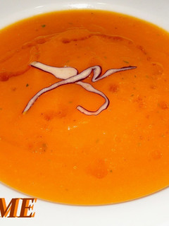 Una foto de Crema de calabaza con toque de curry