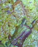 Arroz con costillas en caldo de cocido madrileño