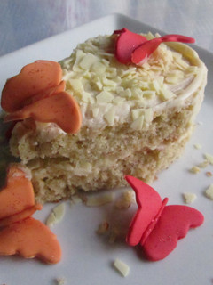Una foto de Pastel con magdalenas de plátano