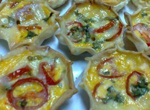 Una foto de Tartitas saladas de ricota