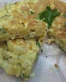 Tortilla de patatas al verdeo