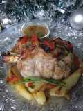 Codillo al horno navideño