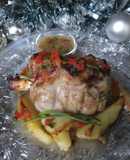 Codillo al horno navideño