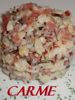 Una foto de Falso risotto de jamón serrano
