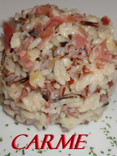 Una foto de Falso risotto de jamón serrano