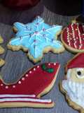 Galletas de mantequilla decoradas de Navidad