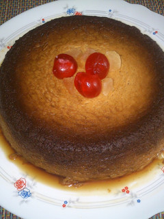 Una foto de Flan de boniato rápido
