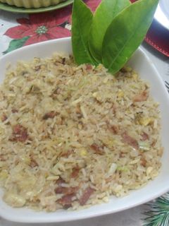 Una foto de Arroz navideño