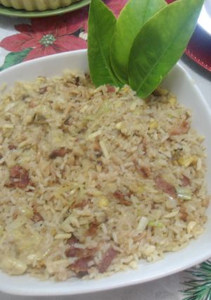 Una foto de Arroz navideño