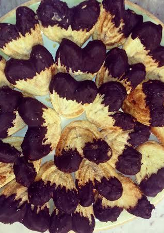 Una foto de Mini palmeras de chocolate