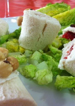 Una foto de Rollo de queso crema