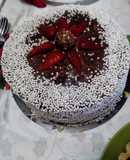 Cake de chocolate con relleno de ganache tipo Abril