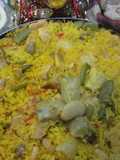 Paella valenciana para Navidad