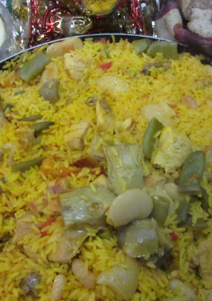 Una foto de Paella valenciana para Navidad