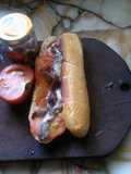 Sándwich de anchoa y tomate