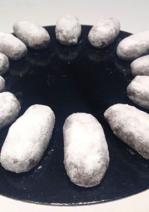 Una foto de Alfajores de almendra