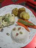 Filete de salmón con pistachos y queso crema