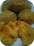 Croquetas de calabaza y queso Scamorza