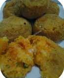 Croquetas de calabaza y queso Scamorza