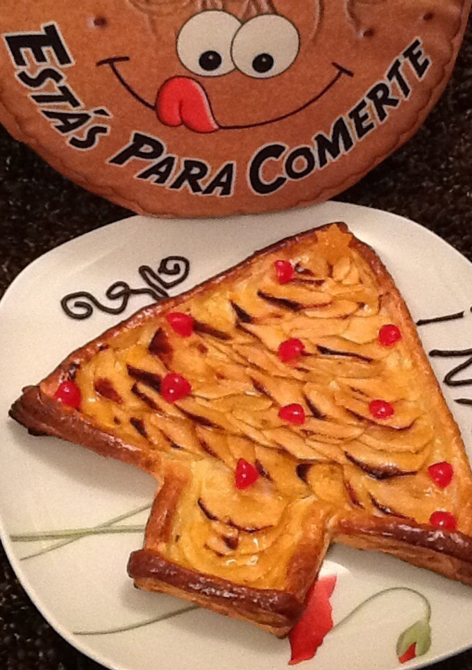 Una foto de Árbol de Navidad tarta de manzana