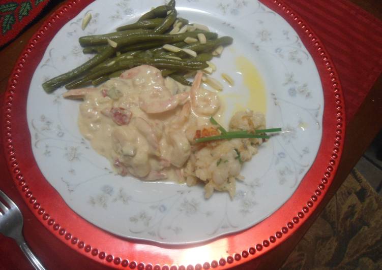 Langosta a la mantequila con cebollines