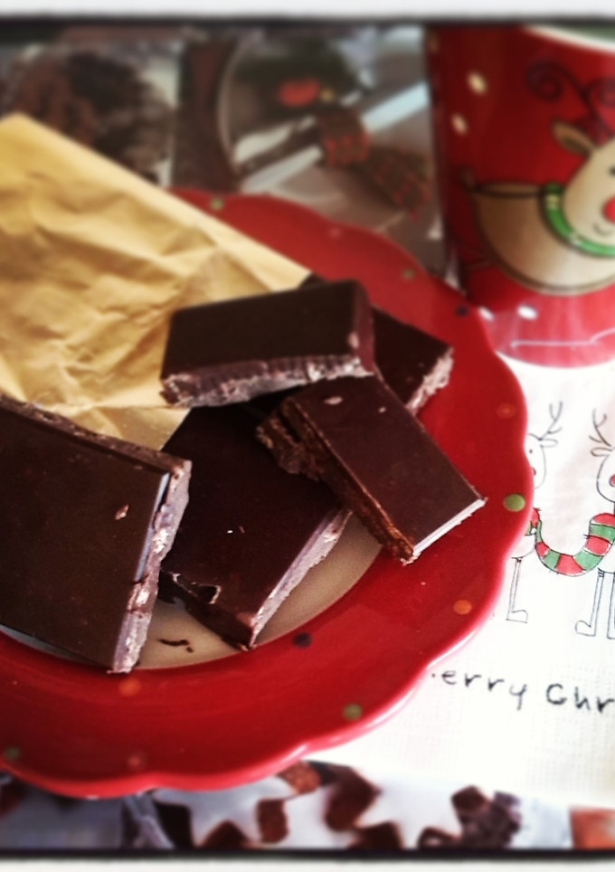 Una foto de Turrón de chocolate sin gluten y sin lactosa
