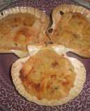 Conchas de mejillones al curry gratinadas