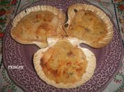 Una foto de conchas horno