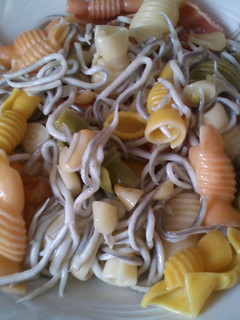 Una foto de Pasta al ajillo con gula