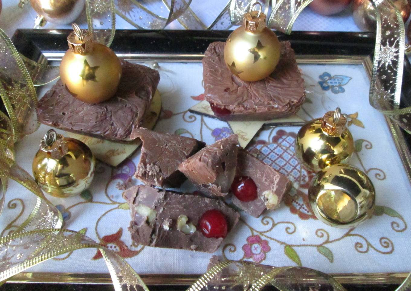 Chocolate artesano navideño