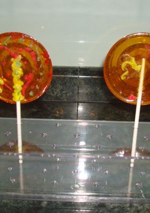 Una foto de Piruletas decoradas