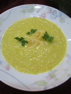 A picture of Creamy Corn Soup.
