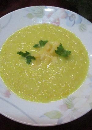 Una foto de Sopa cremosa de maíz