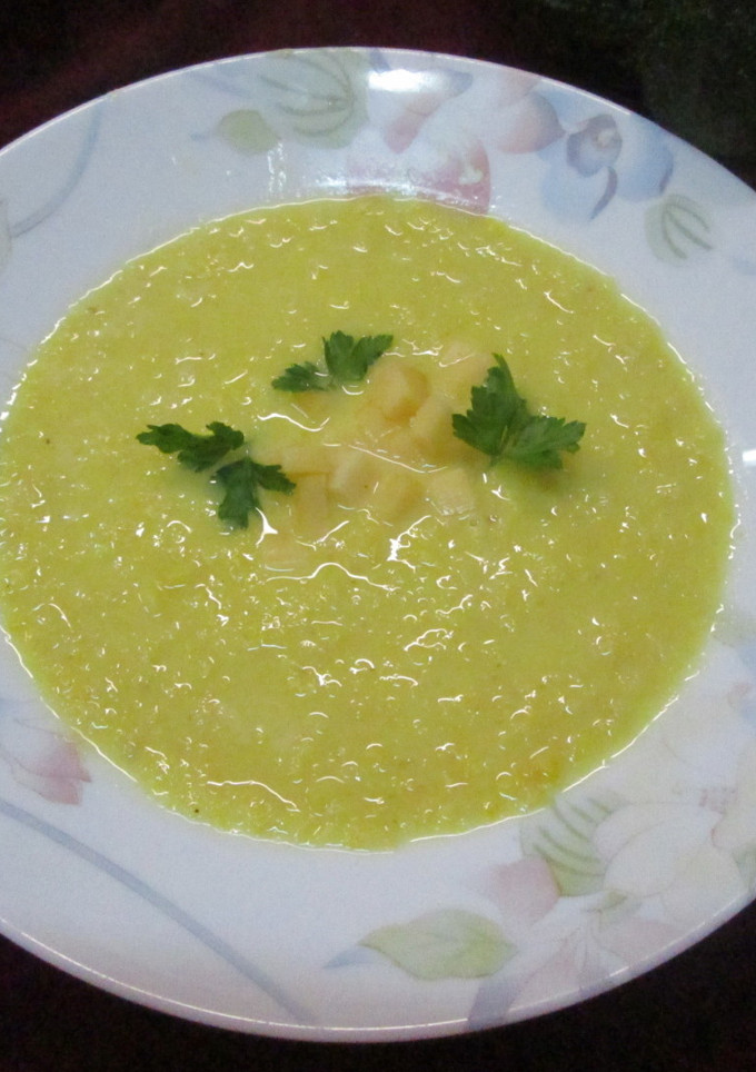 Una foto de Sopa cremosa de maíz