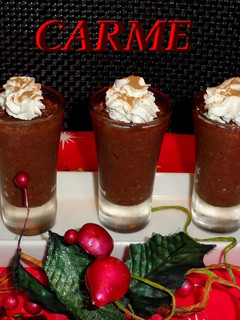 Una foto de Arroz con leche al cacao con aroma de naranja