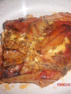 Una foto de Cazuela de carne con verduras en costra al horno