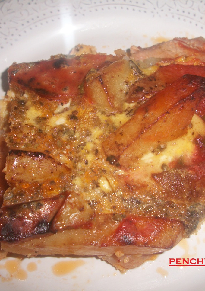 Una foto de Cazuela de carne con verduras en costra al horno