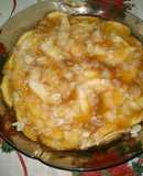 Tarta de manzana y pera en microondas