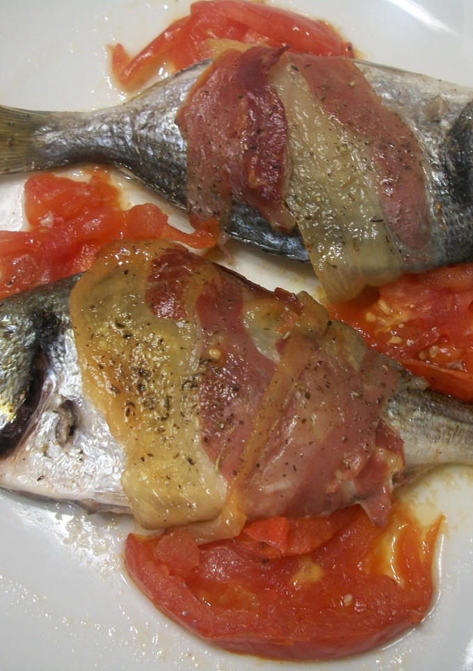 Una foto de Doradas salvajes del Mar Menor al jamón ibérico