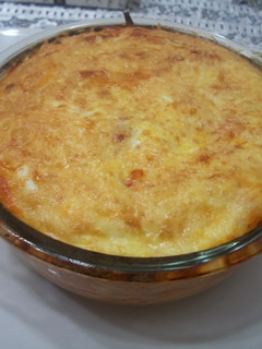 Una foto de Tallarines con atún soufflé